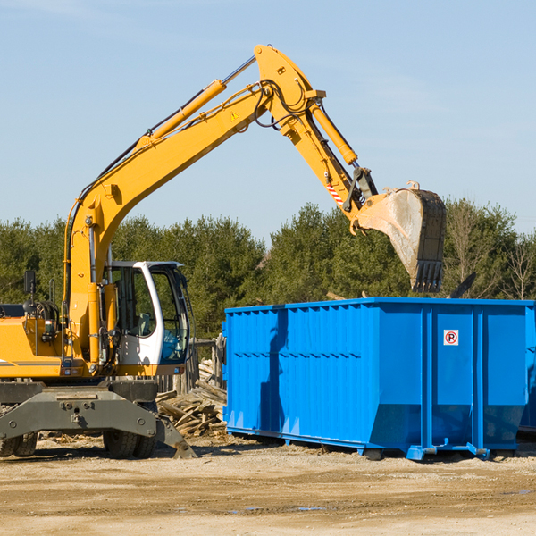 can i request a rental extension for a residential dumpster in Landmark AR